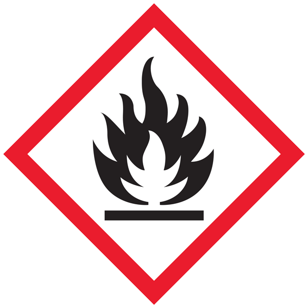 whimis flammable material pictogram