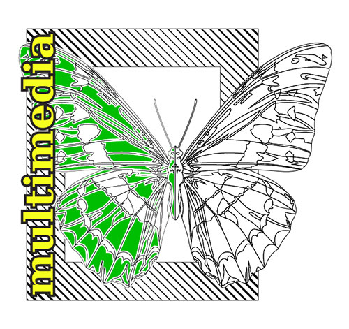 Vector Butterfly green